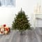 4ft. Pre-Lit Wyoming Mixed Pine Artificial Christmas Tree, Clear LED Lights